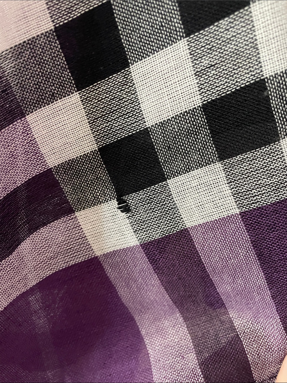 PASHMINA PLAID WRAP - Picture 6 of 6
